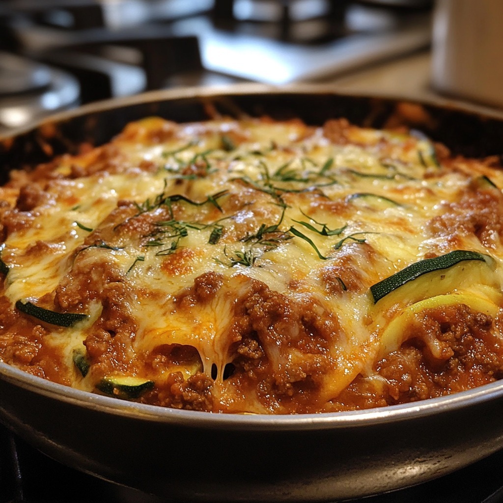 Courgettes Bolognaise Fondantes