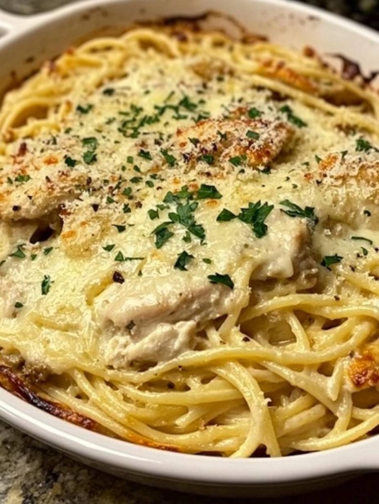 Tetrazzini au poulet facile