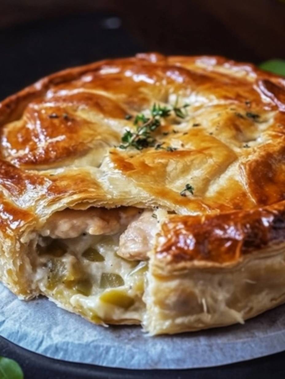 délicieuse Tourte au Poulet