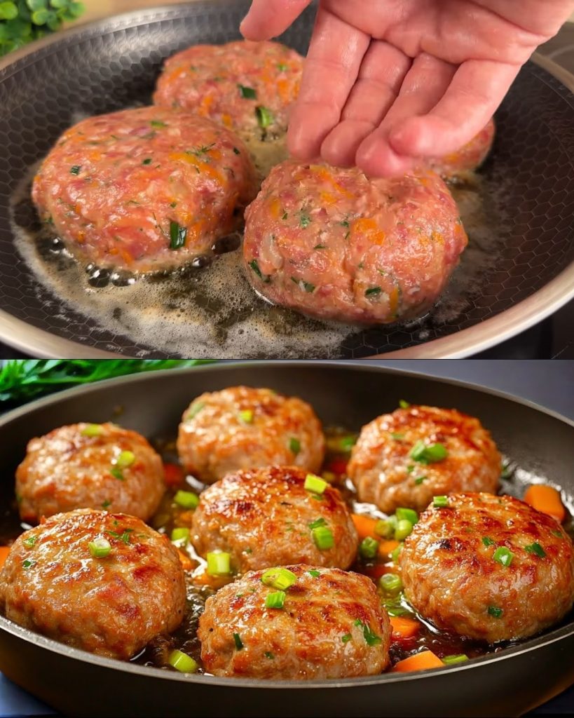 Casserole de viande et de pommes de terre avec sauce crémeuse aux champignons et salade fraîche