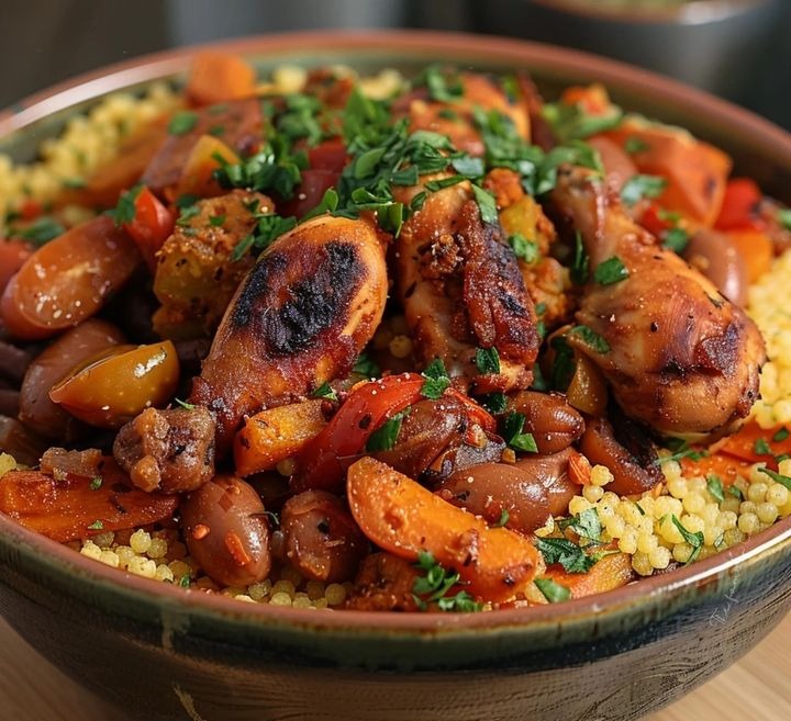 Couscous poulet et merguez facile