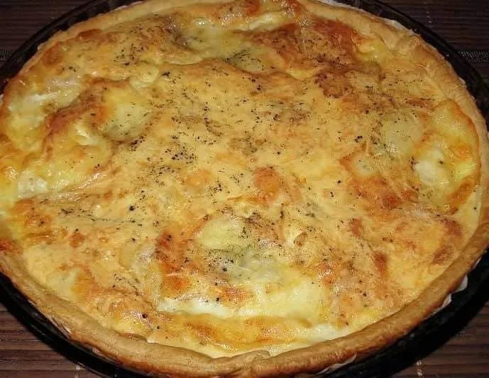 Quiche aux quatre fromages