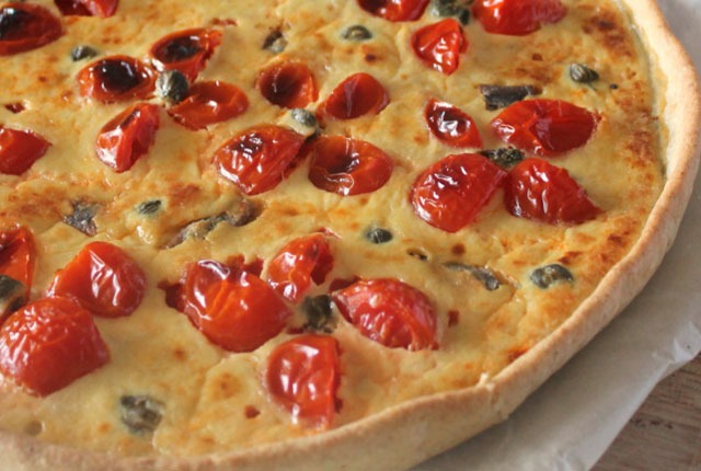 Tarte Salée au Thon et Tomates Cerises