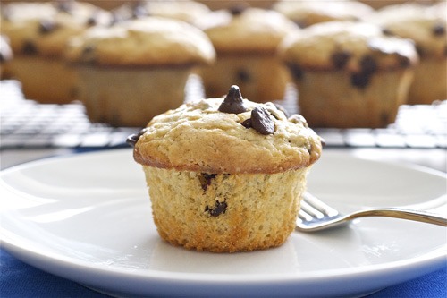 Muffins aux pépites de chocolat