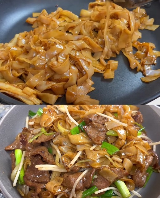 Recette de Chow Fun au bœuf