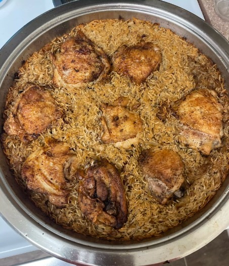 One-Pot Crispy Chicken and Rice