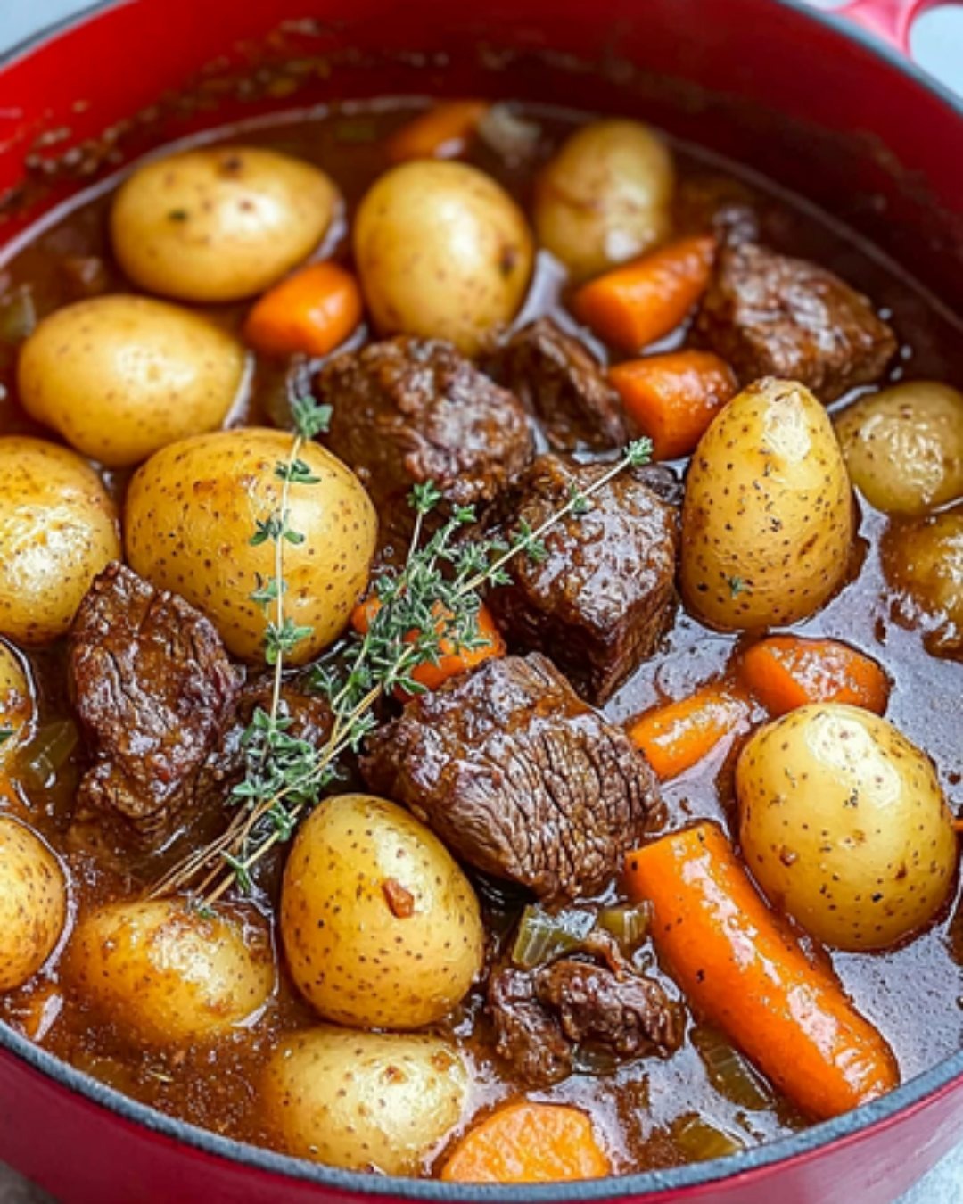 Ragoût de Bœuf Savoureux aux Pommes de Terre et Carottes