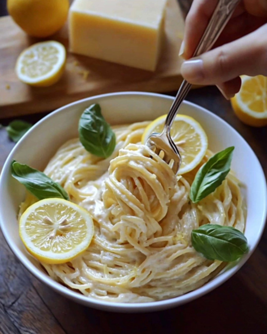 Spaghetti Crémeux au Citron et Parmesan 