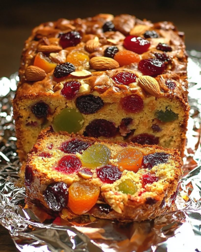 Christmas Fruitcake Traditionnel, Un Délice aux Fruits Confits et Noix