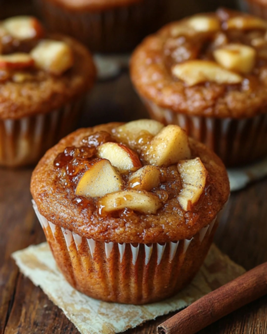 Muffins Sans Gluten à la Pomme, Amande et Cannelle 