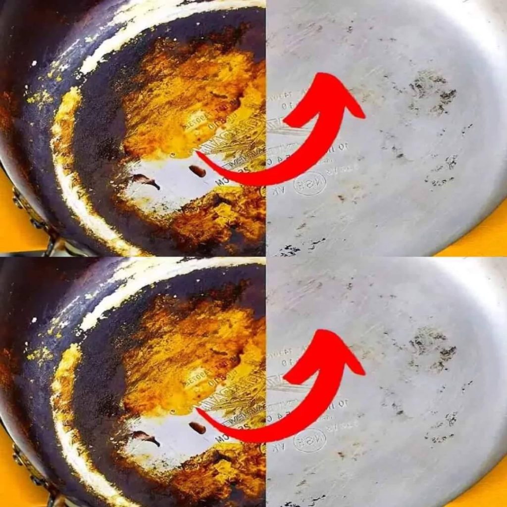 UNE EXCELLENTE ASTUCE POUR DONNER À VOS CASSEROLES UN ASPECT NEUF