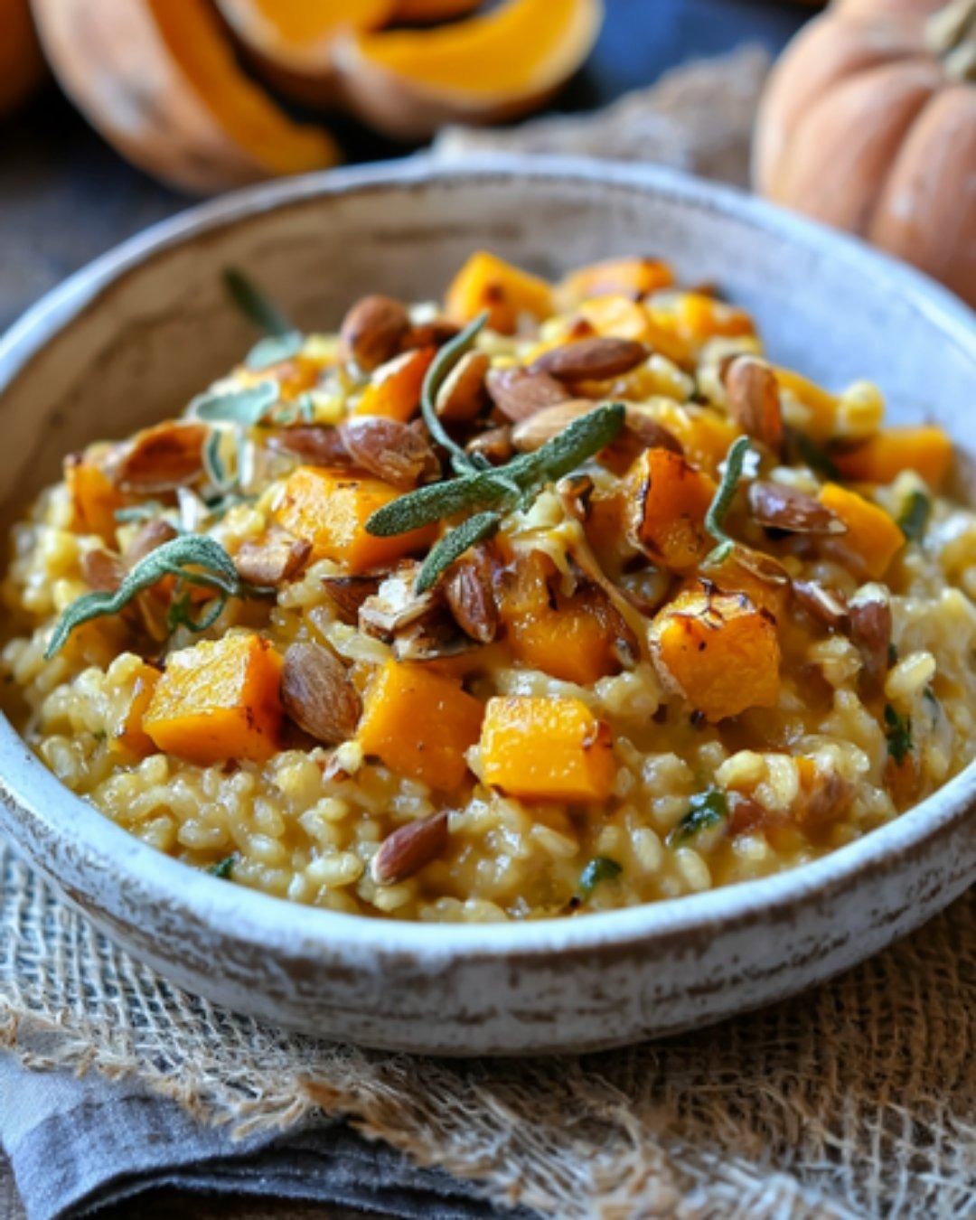 Risotto de Crozets au Potimarron & Comté