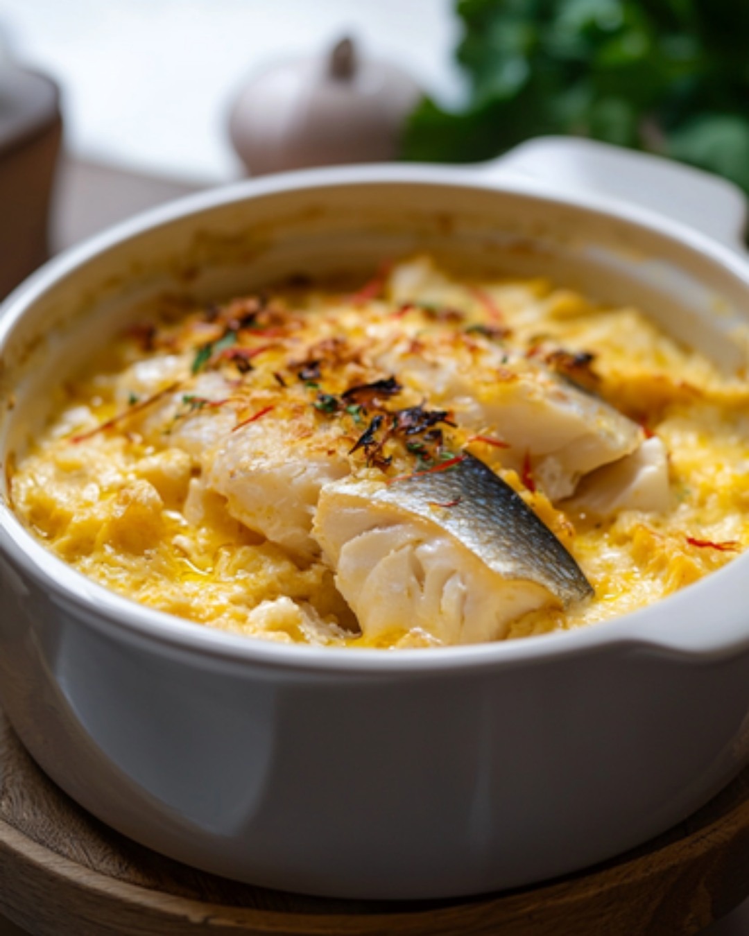 cassoulet de Poisson au Safran