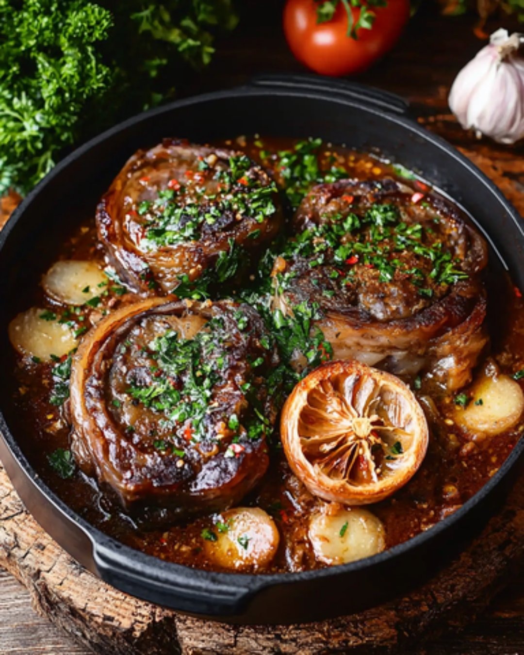 Osso buco à la Milanaise