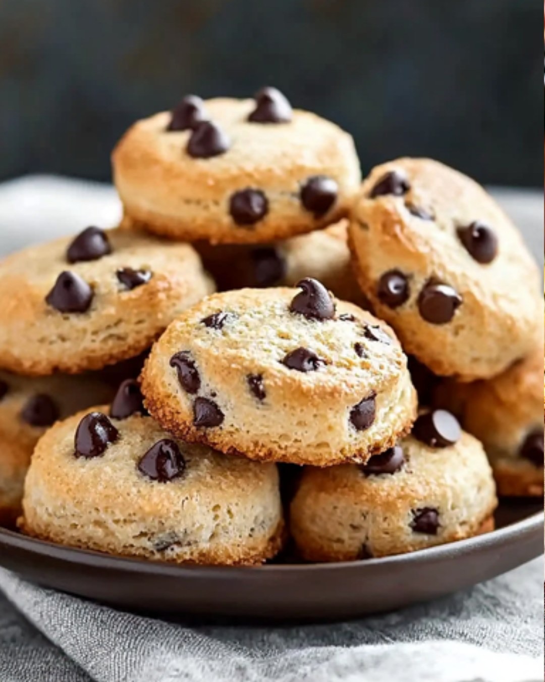 Biscuits 5 minutes au yaourt et aux pépites de chocolat