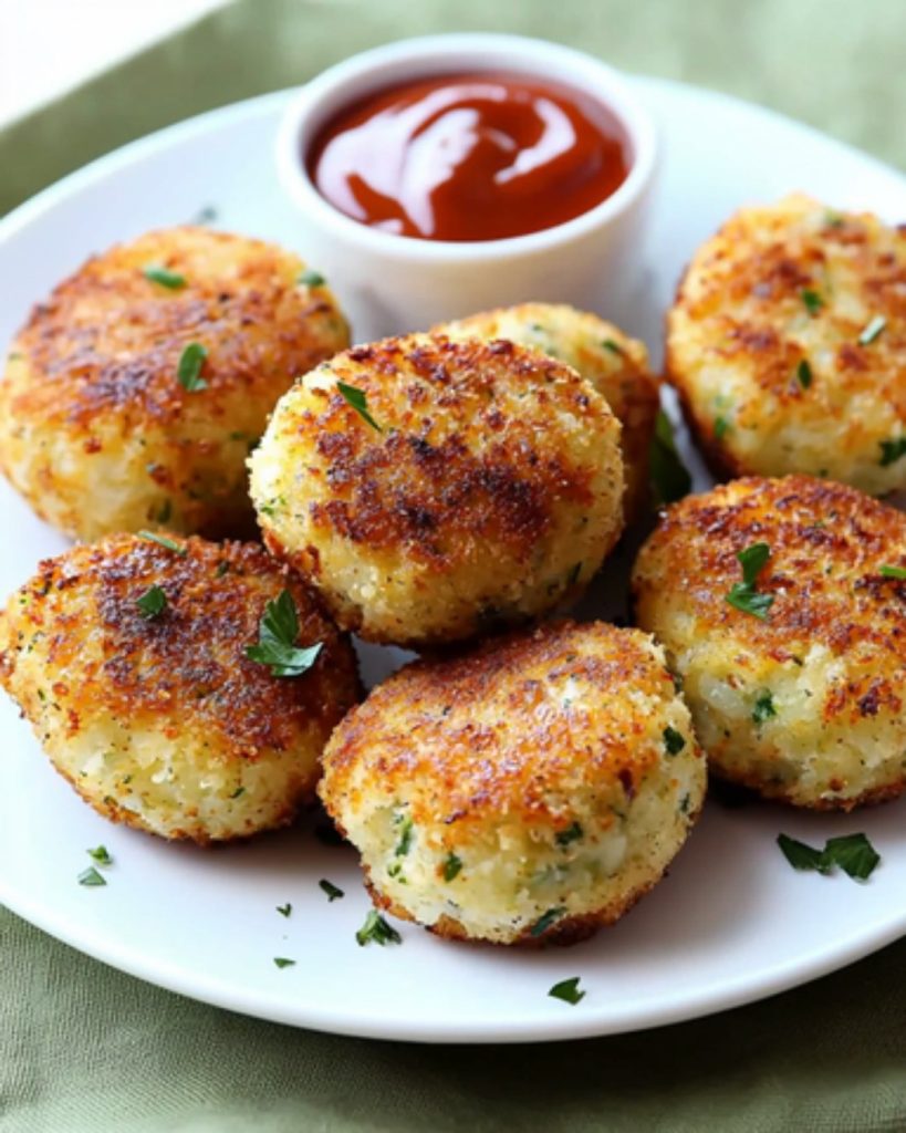 Croquettes de chou-fleur au parmesan