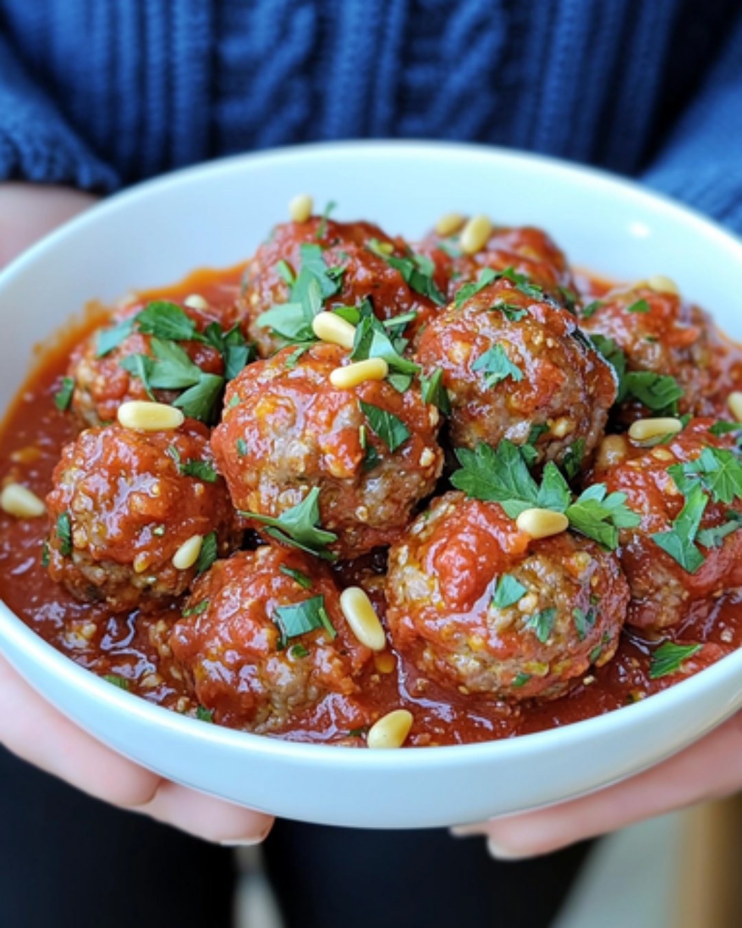 Boulettes de Viande Napolitaines en Sauce Tomatée