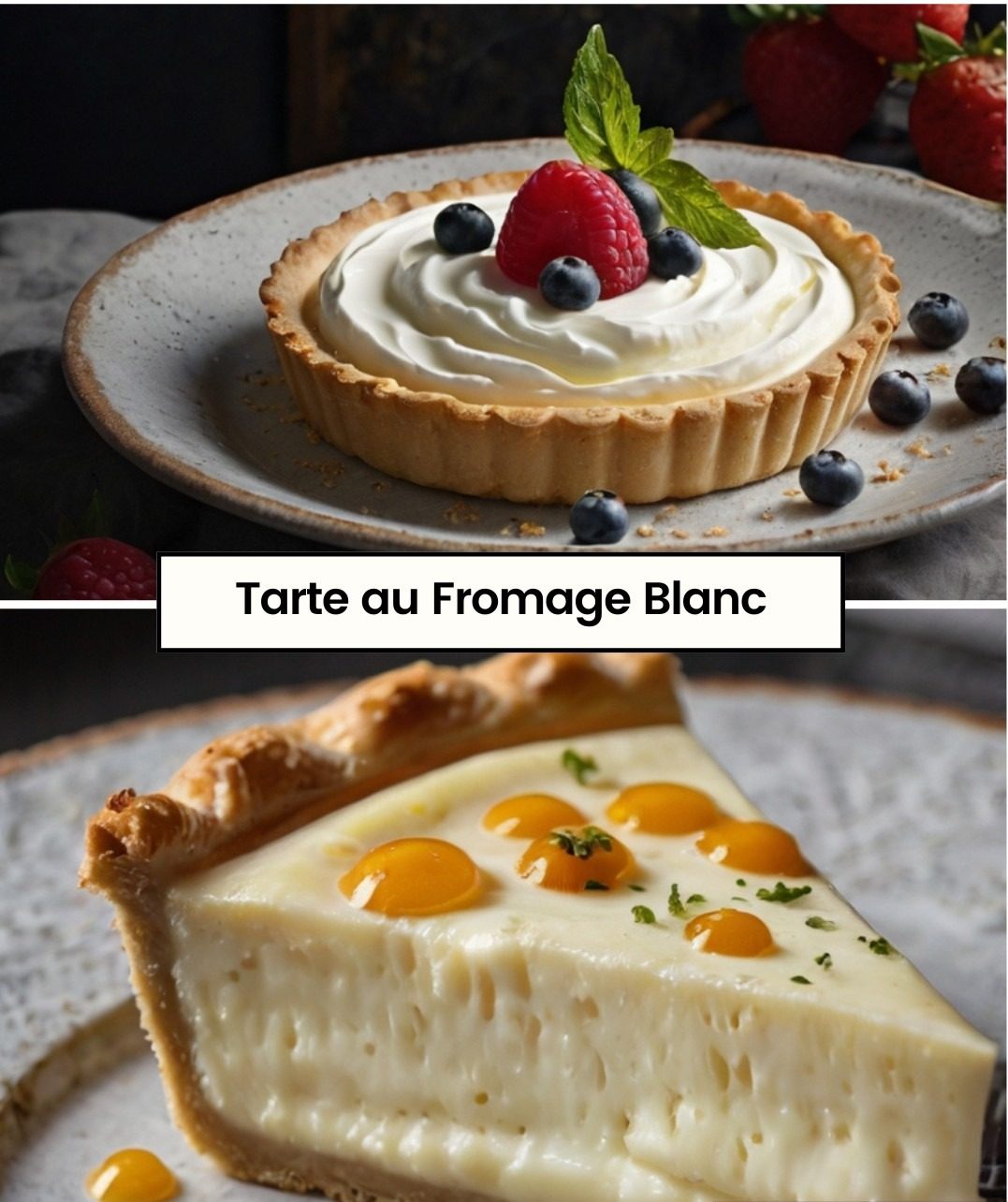  Tarte au Fromage Blanc : Légère et Onctueuse !