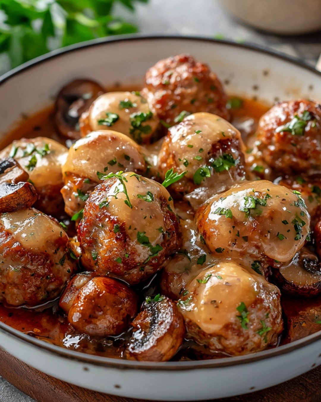 Boulettes de Viande aux Champignons