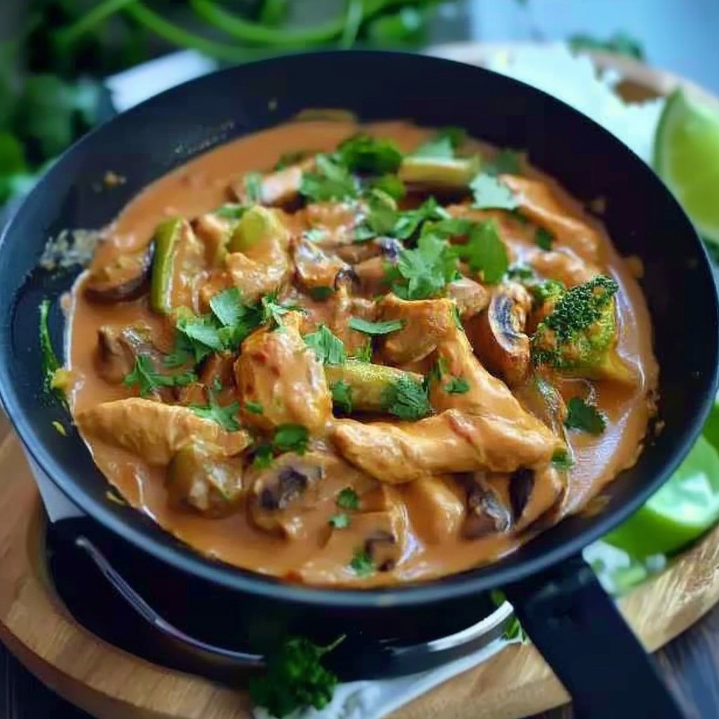 Poulet Stroganoff 