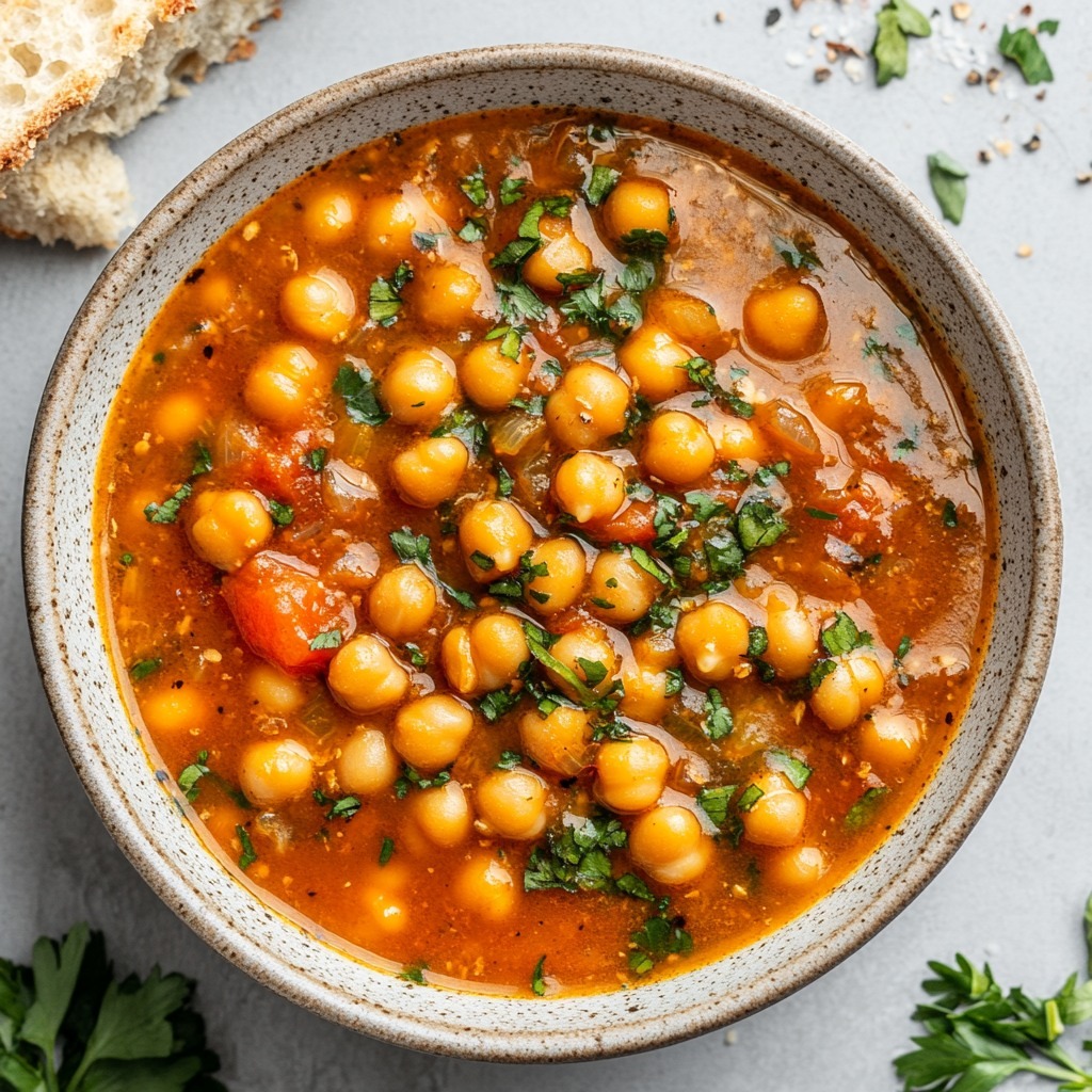 Soupe aux pois chiches