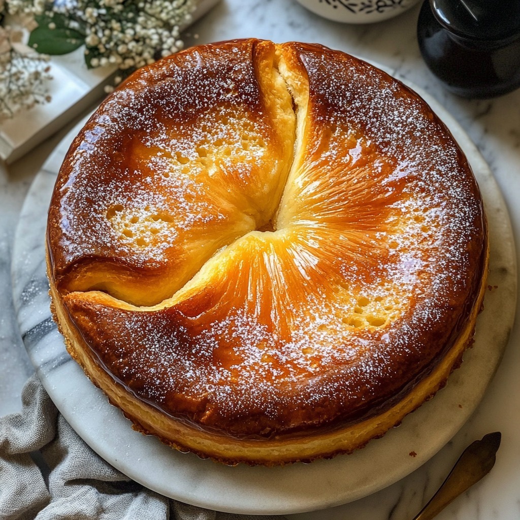 Tarte Briochée au Sucre