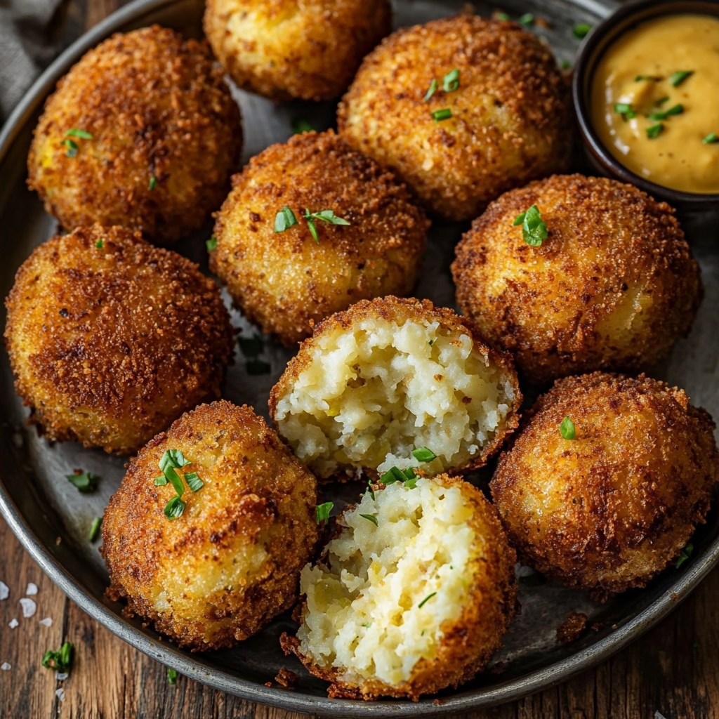 boulettes de pommes de terre croustillantes