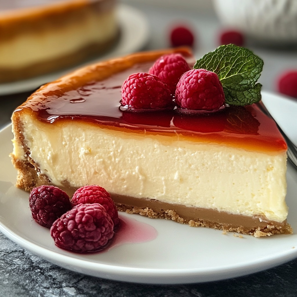 gâteau au fromage et caramel