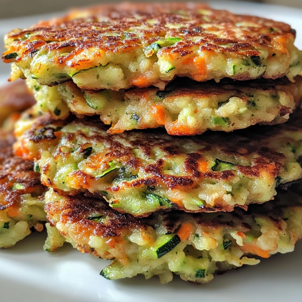 Les beignets de courgettes à base de flocons d’avoine