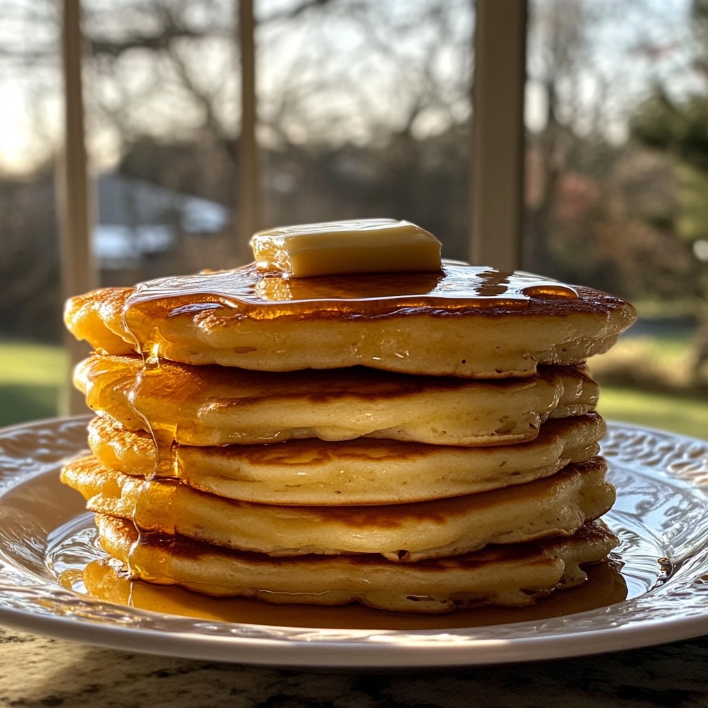 Les pancakes au miel