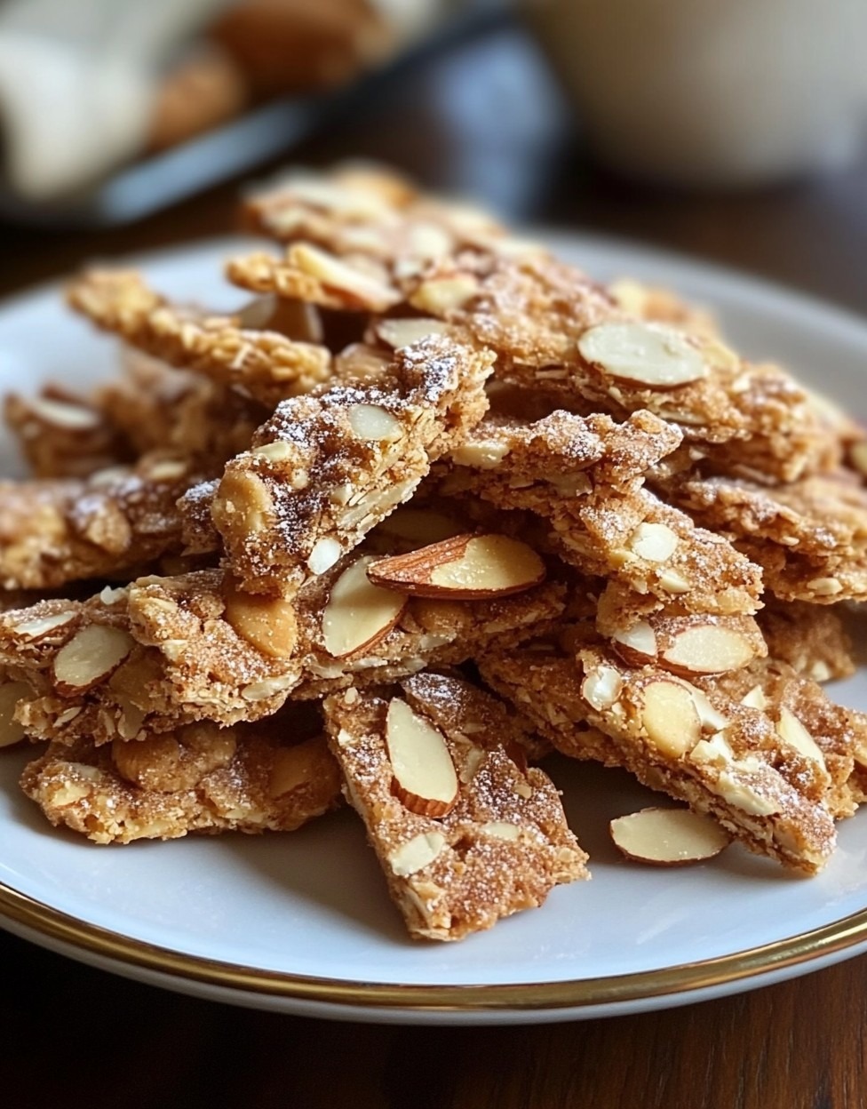 Croquants croustillants à la cannelle et aux amandes