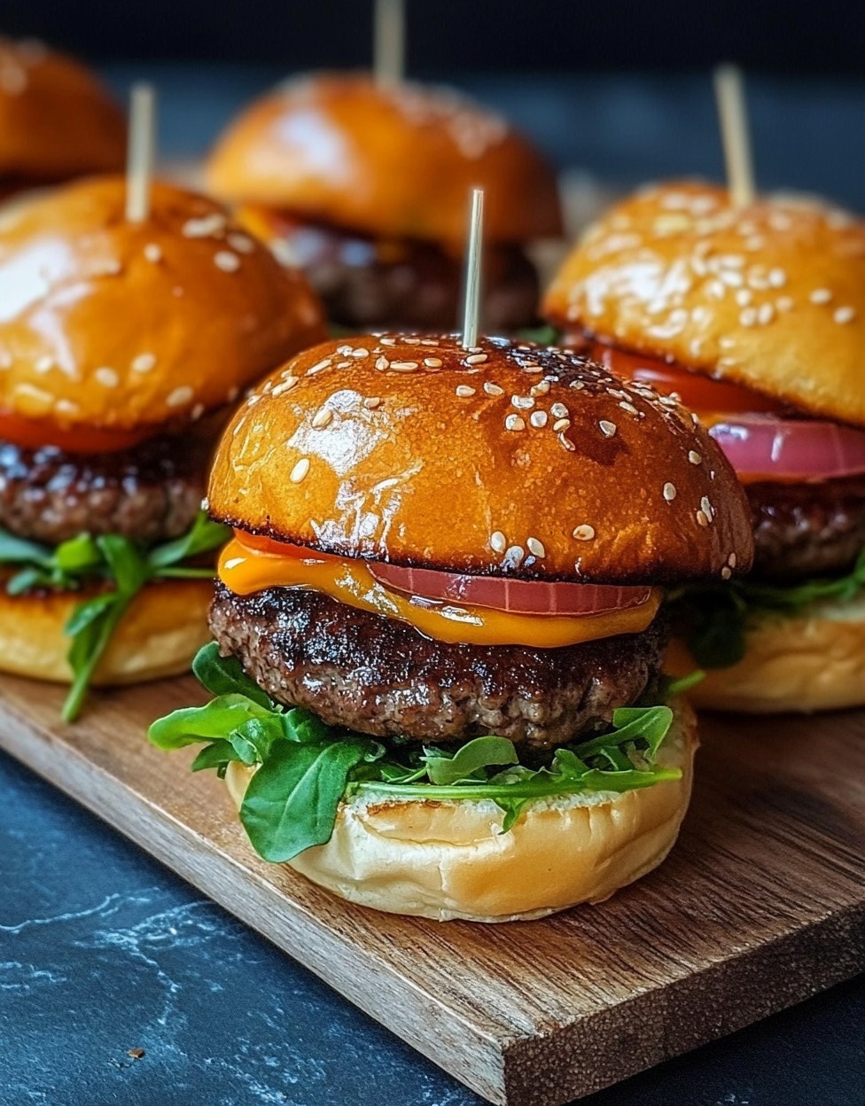 Mini burgers maison