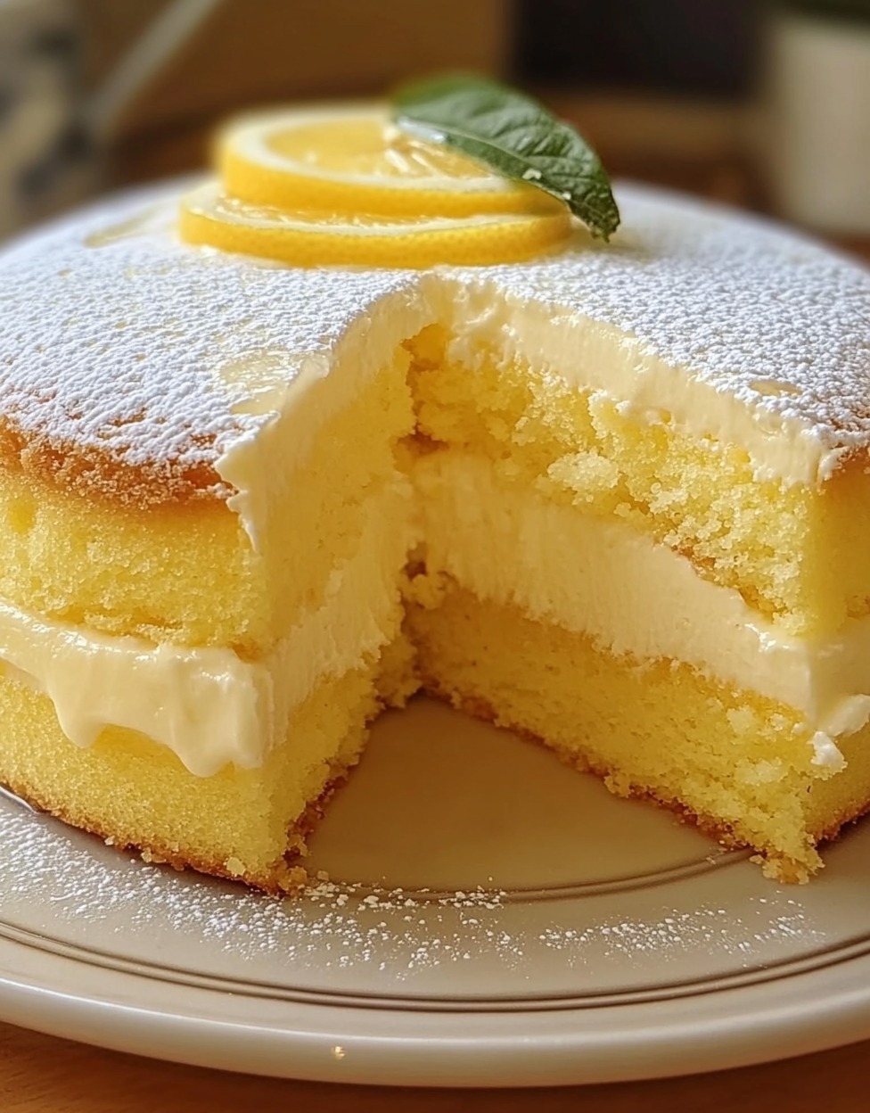 Gâteau glacé au citron