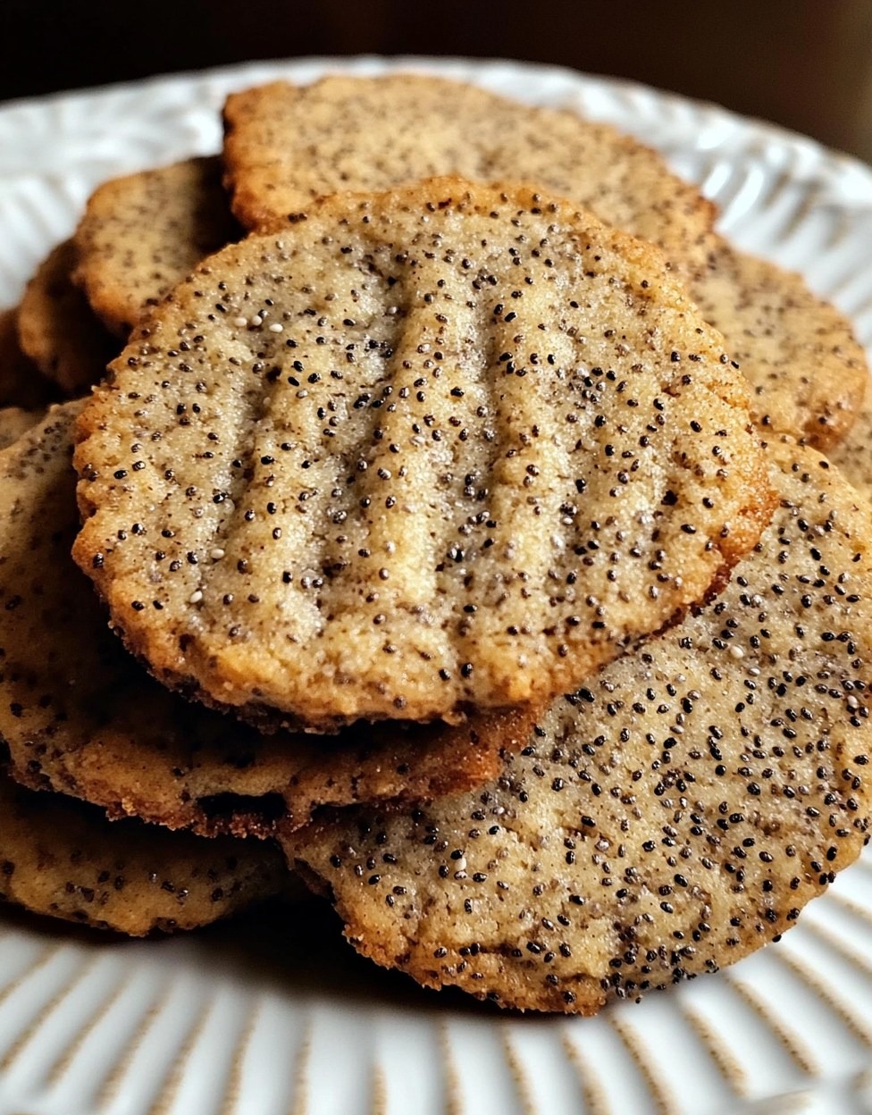 Cookies rustiques sans sucre, graines de chia et cannelle