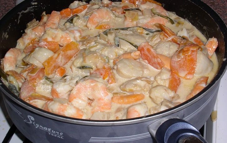 BLANQUETTE DE ST JACQUES ET CREVETTES ULTRA SIMPLE