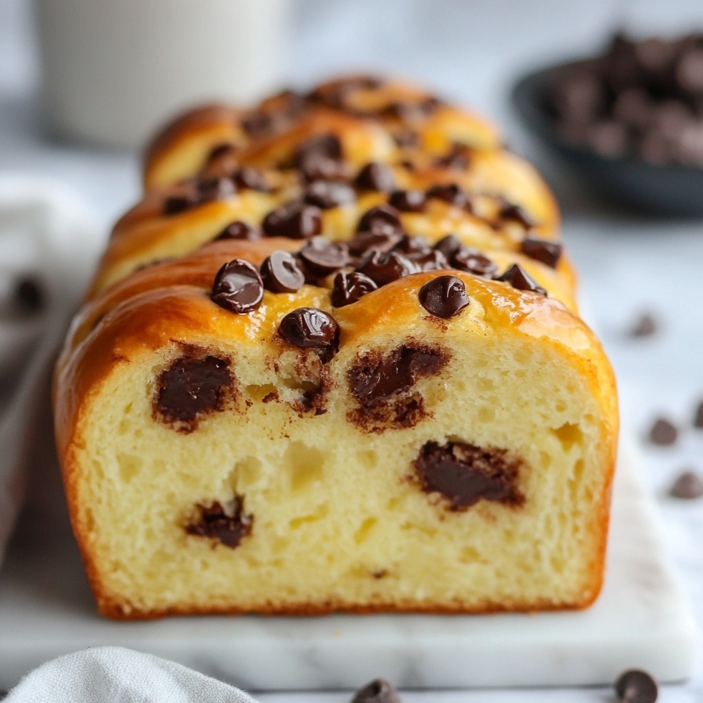 La brioche aux pépites de chocolat