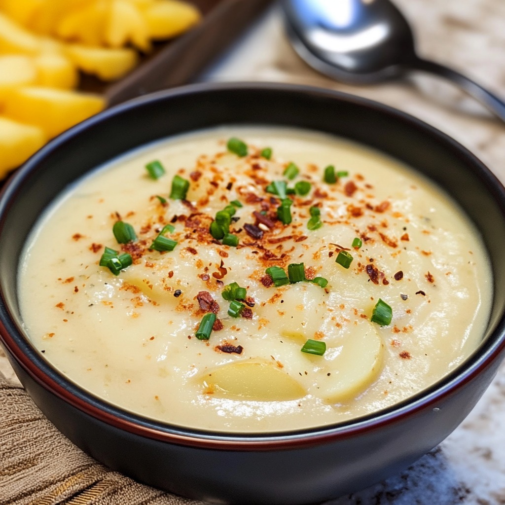 soupe crémeuse aux pommes de terre