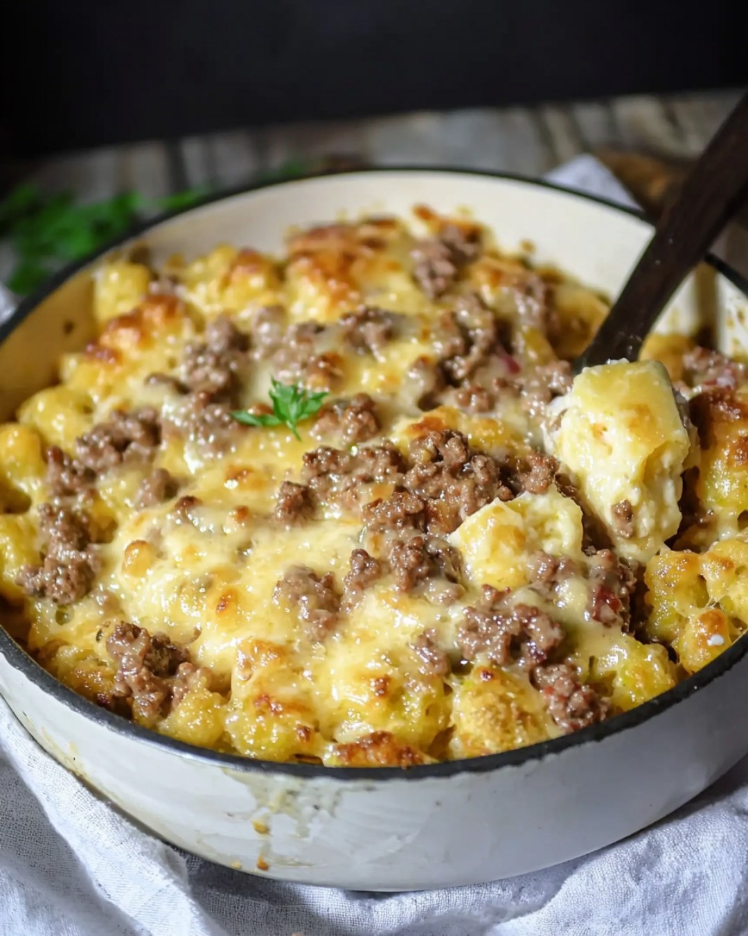 Coquillettes à la viande hachée et raclette