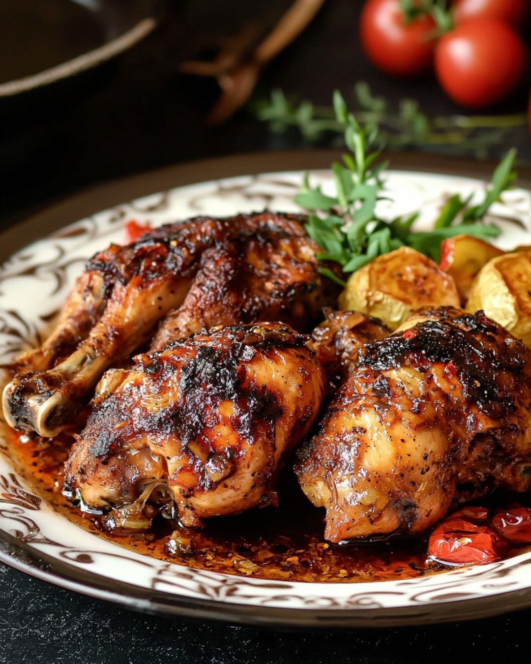 Fricassée de poulet à l’antillaise