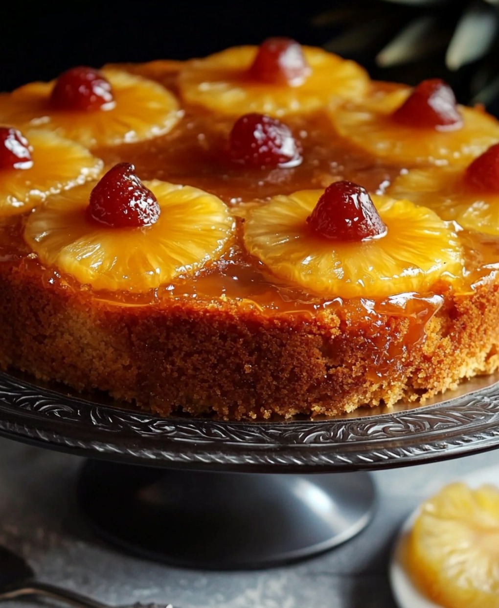 Gâteau renversé à l’ananas facile