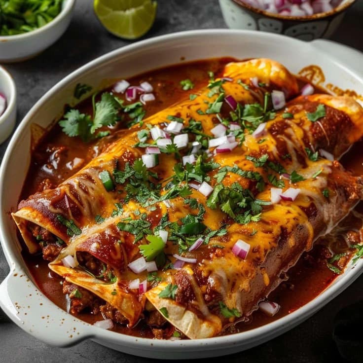 Enchiladas au poulet