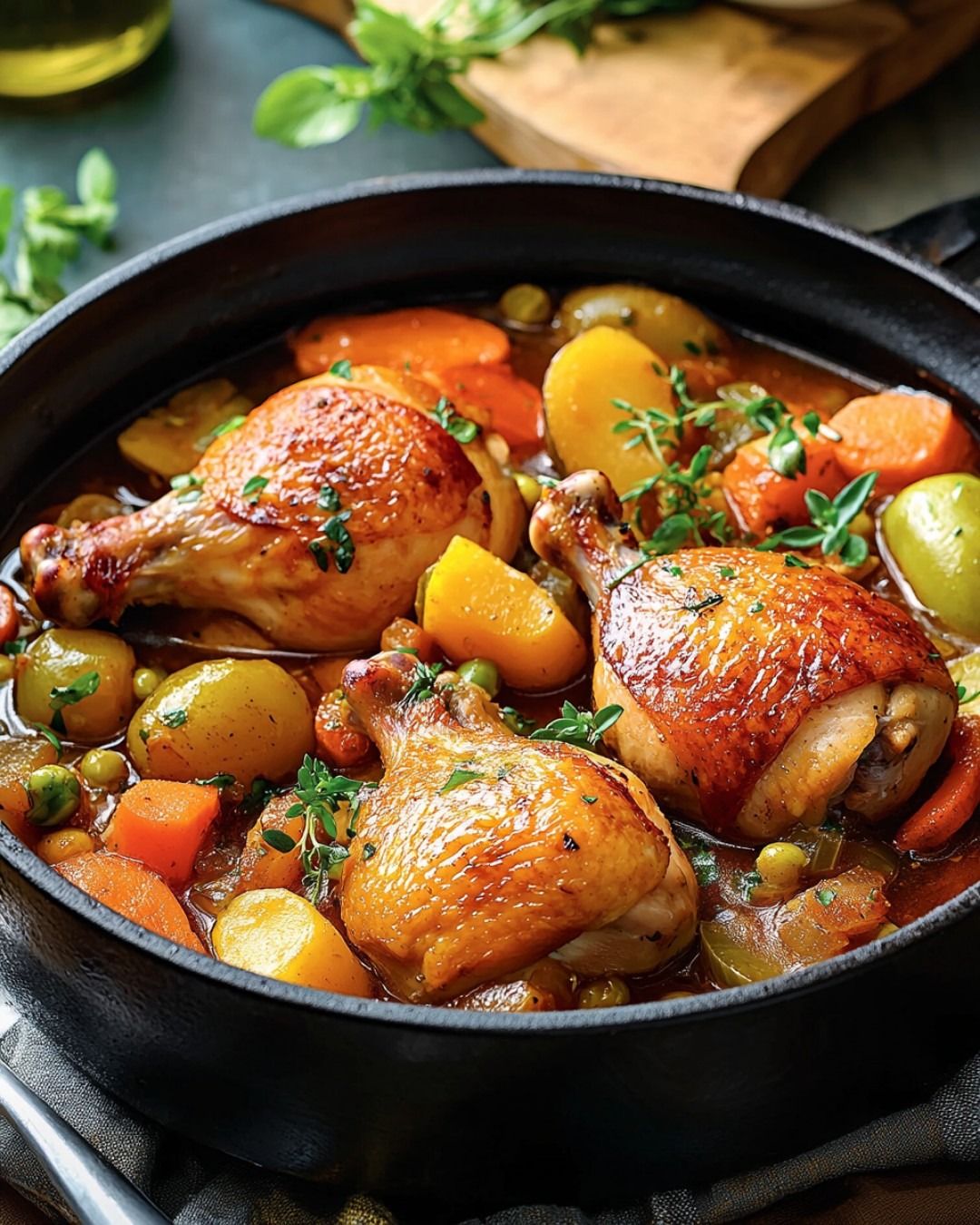 Mijoté de Poulet aux Légumes