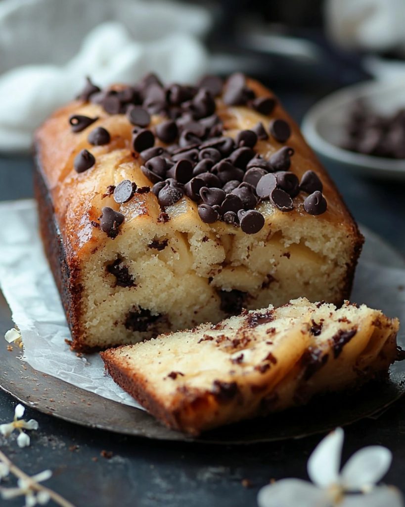 Gâteau au Yaourt, Poires et Pépites de Chocolat