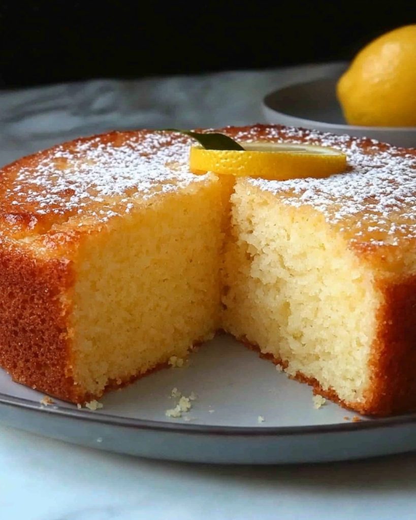 Gâteau à la Semoule au Citron et à la Vanille Extra Doux