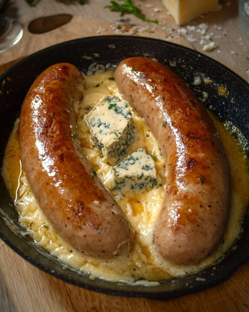 Boudin Blanc au Roquefort