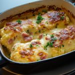 Chou-Fleur au Jambon et à la Béchamel