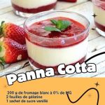 Panna Cotta Allégée aux Fraises