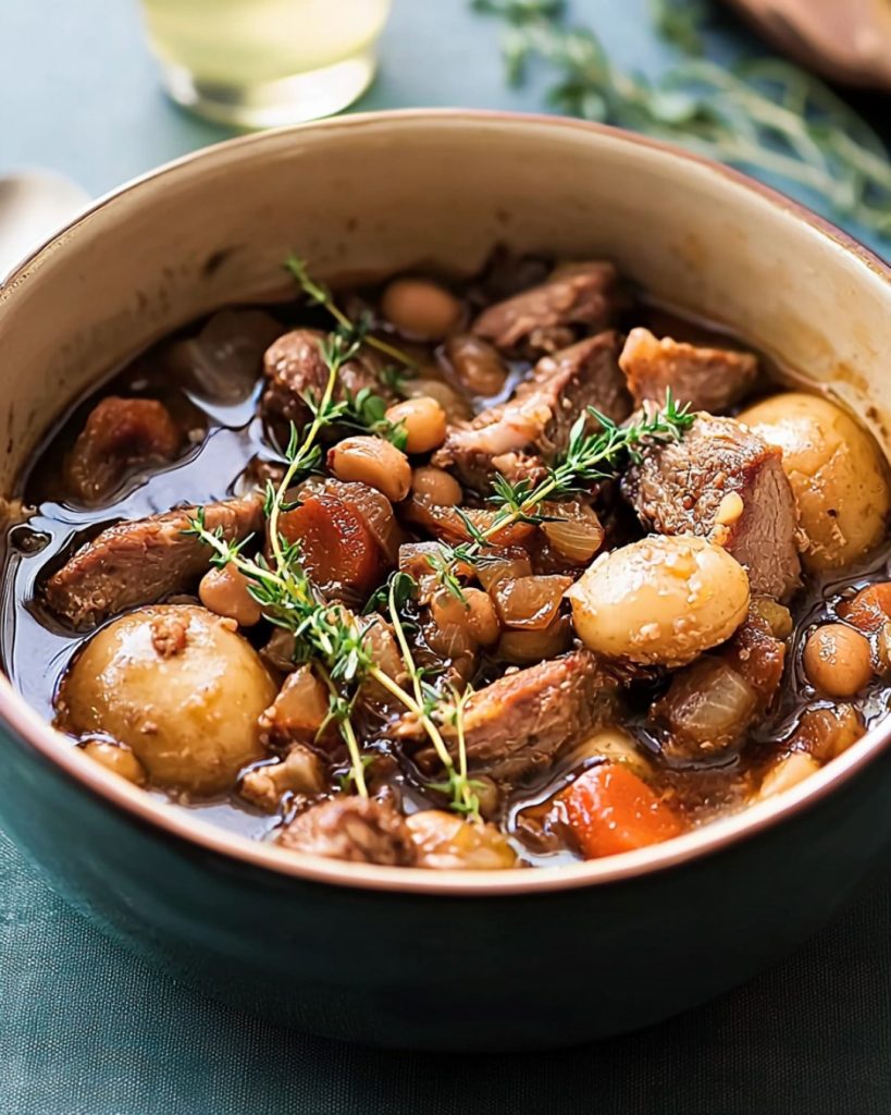 Cocotte d’Agneau aux Cocos de Paimpol