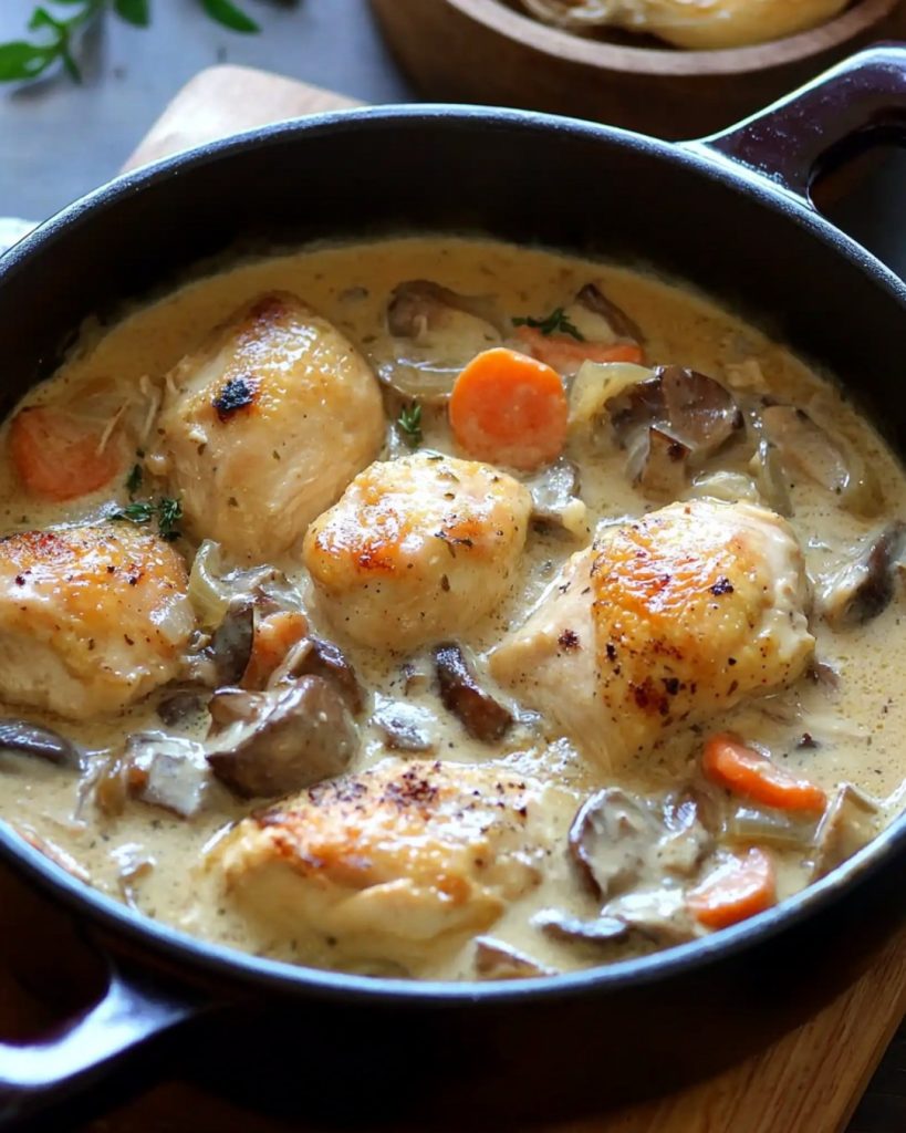 Blanquette de Poulet sans Vin