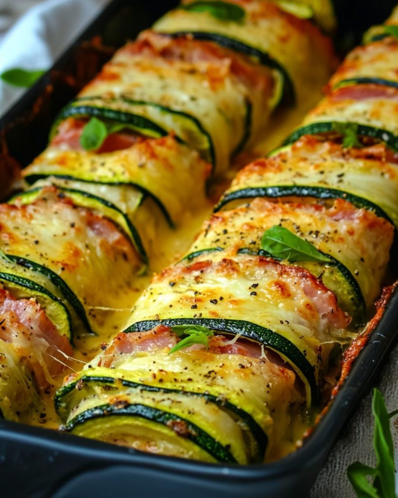 Courgettes Façon Endives au Jambon